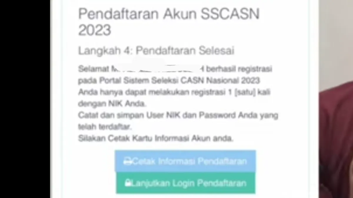Tidak Harus Menggunakan Perangkat Komputer, inilah Tahapan Lengkap Mendaftar Akun CASN 2023 Melalui Smartphone. Foto: TL YT Guru Online