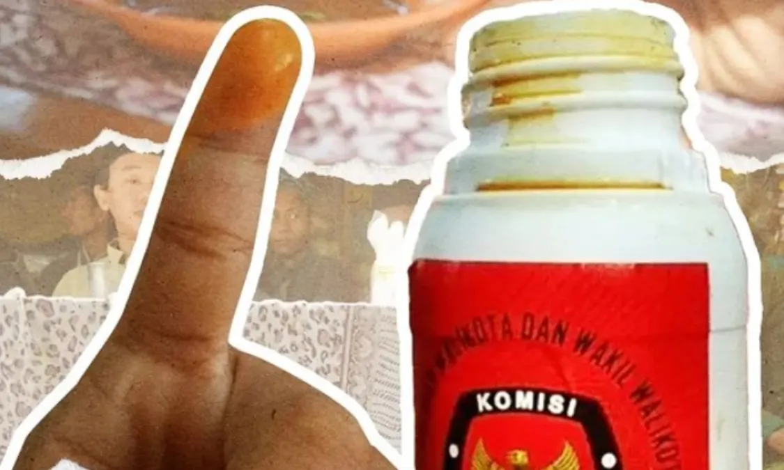 Tinta Pemilu Pakai Kunyit di Cirebon