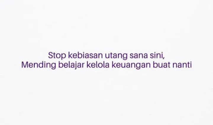 Strategi Dahsyat Bebas dari Jerat Pinjaman Online, inilah Lima Larangan Berhutang yang Jangan Pernah Dilakukan. (IG @avrist.investasi)