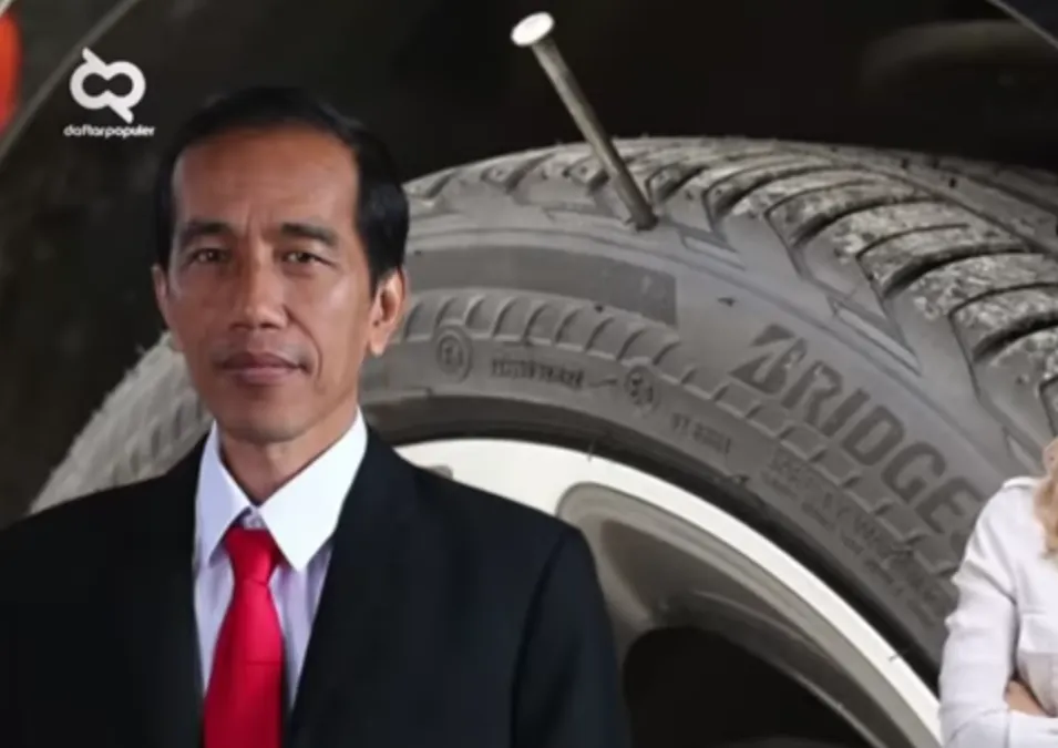 Di tengah viralnya pernyataan perihal kampanye, Presiden Joko Widodo kembali menyita perhatian setelah ban mobil dinas RI 1 diduga bocor.