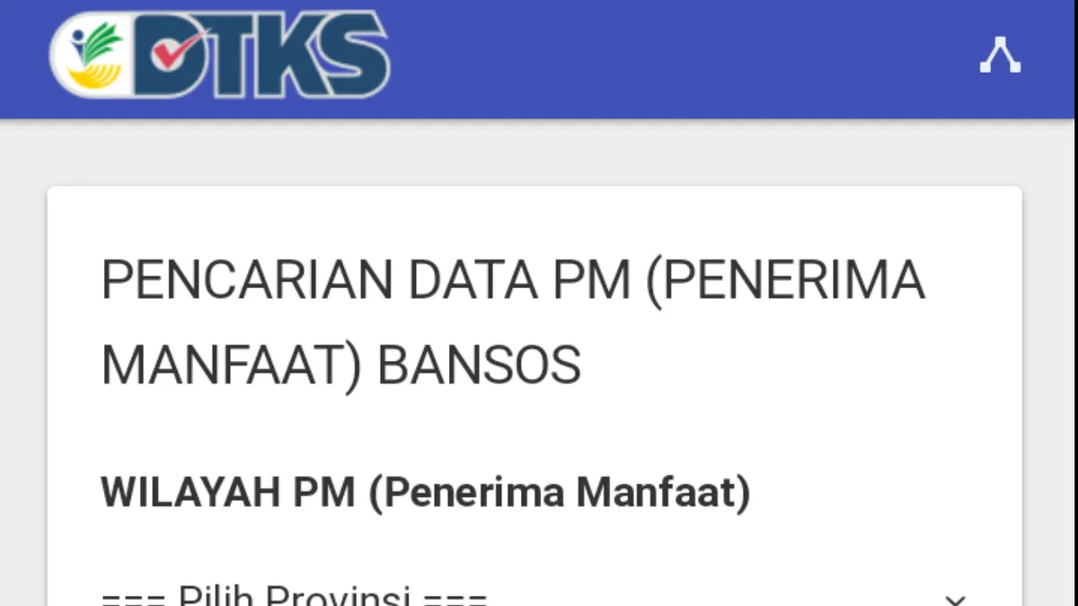 Illustrasi. Data Penerima Bansos