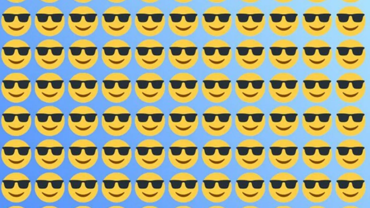 Di tantangan visual ini ada sebuah gambar yang penuh dengan emoji dan di antara mereka ada gambar lain yang tersembunyi dengan baik.
