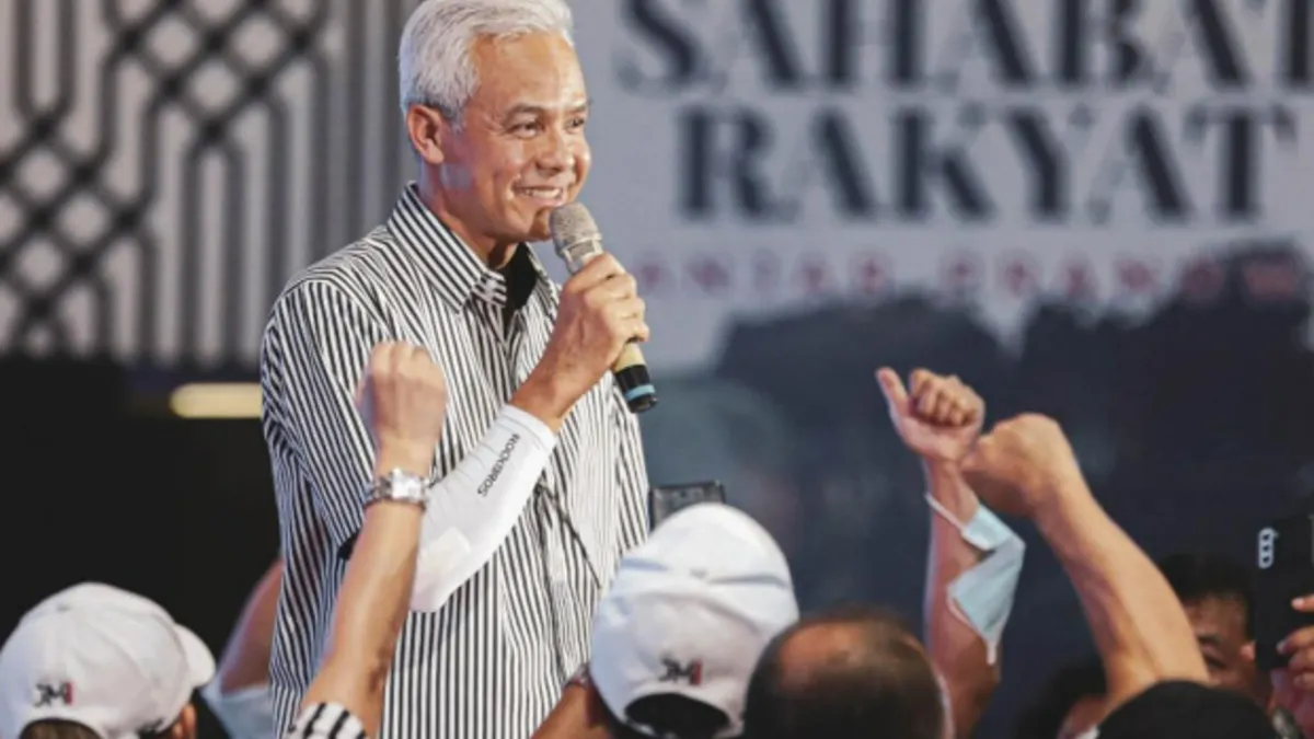 Ganjar Pranowo menyambut hangat Kaesang Pangarep yang siap maju pada Pilgub Jateng 2024 mendatang.