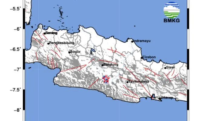 BREAKING NEWS! Gempa Bumi Magnitudo 2,9 Guncang Kabupaten Bandung Pagi Ini, Terasa di Cikembang