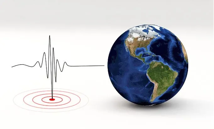 Ilustrasi gempa yang diumumkan BMKG terjadi di Lebak, Banten pada hari ini, Kamis, 17 Agustus 2023.