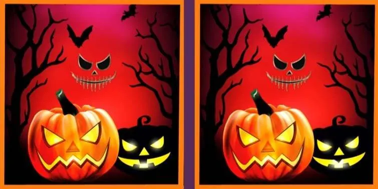 Tes Penglihatan: Kamu Orang yang Teliti? Coba Temukan 3 Perbedaan pada Gambar Halloween Ini