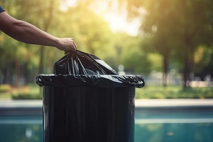 Ilustrasi tong sampah