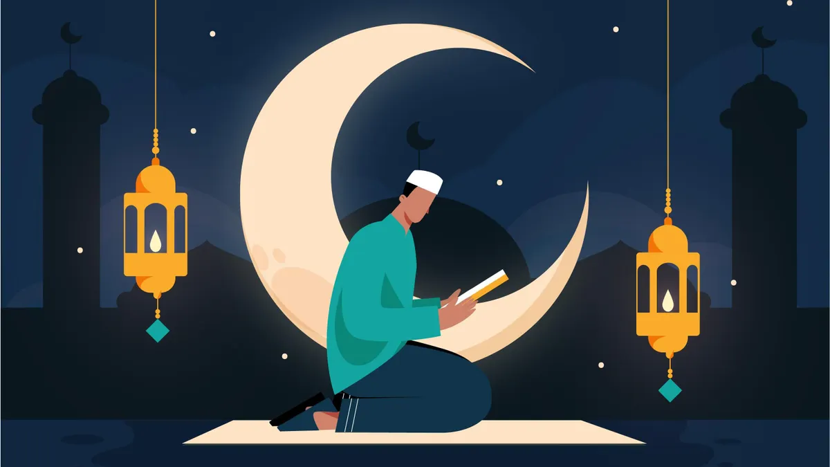 Ilustrasi 10 Malam Terakhir Ramadhan