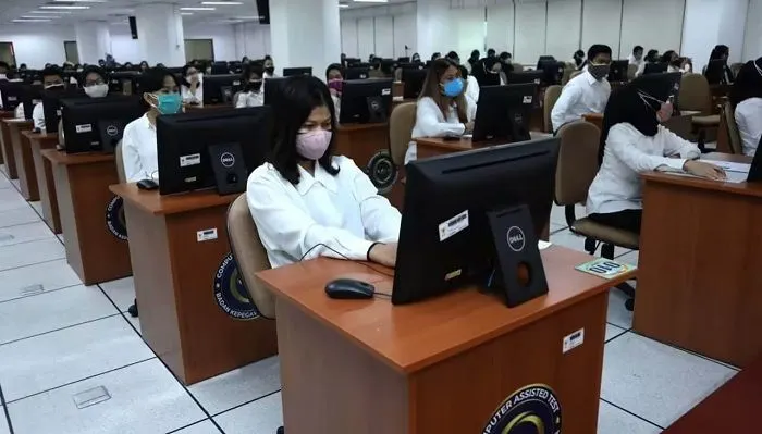 Illustrasi. Ujian seleksi CPNS 2023