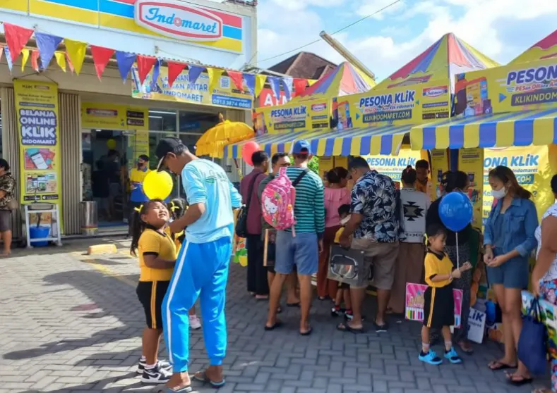 Illustrasi. Indomaret 