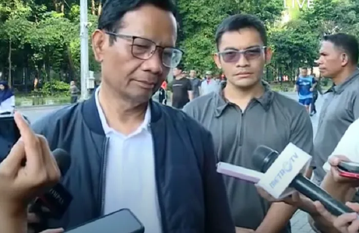 Tangkapan layar Mahfud MD