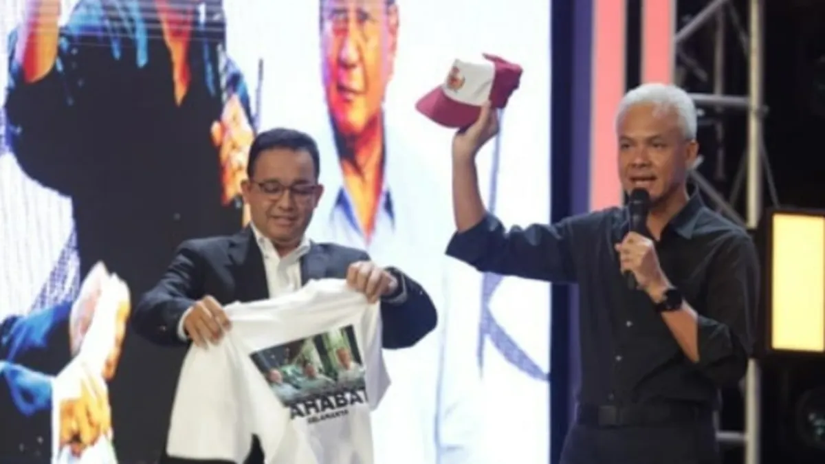 Najwa Shihab menggelar perayaan 13 tahun Mata Najwa yang mana turut menghadirkan tiga pasangan capres dan cawapres 2024.