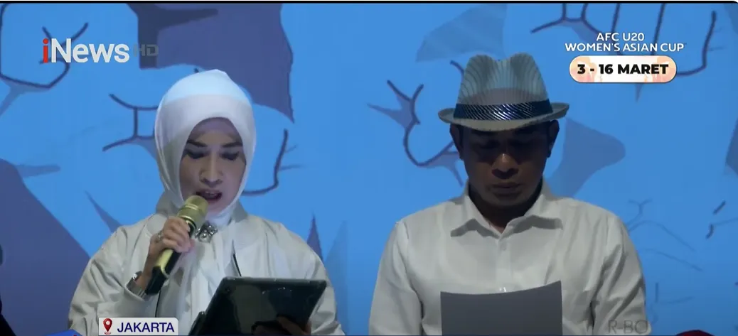 Relawan Anies-Ganjar melangsungkan silaturahmi di Gedung GBN, Jakarta Pusat, Rabu, 28 Februari 2024.