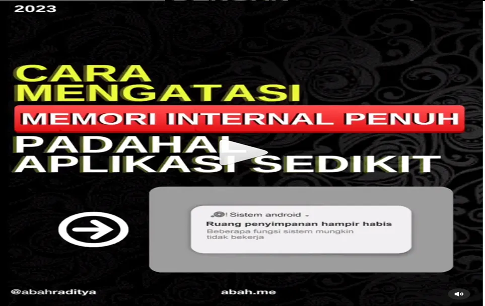 Cara Mengatasi Memori Internal Penuh Padahal Aplikasi Sedikit Pakai File Manager Plus