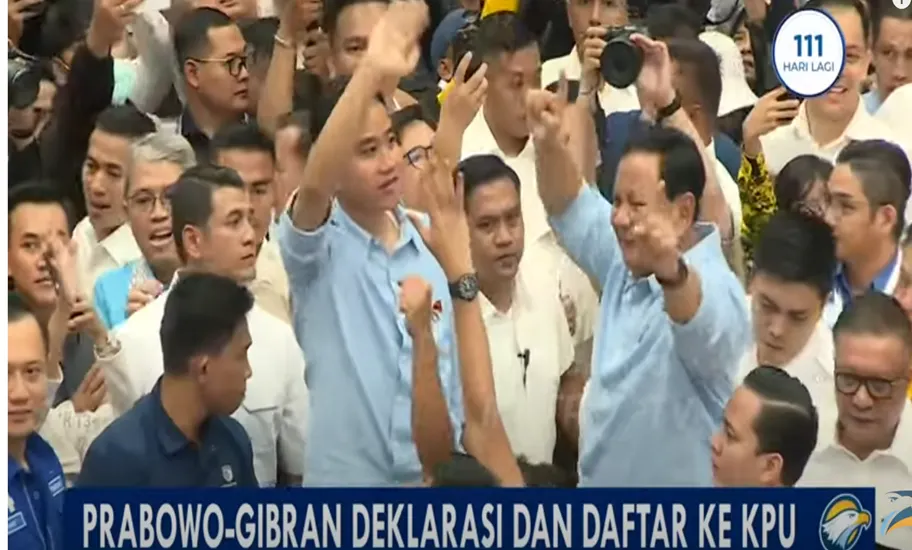 Gemasnya! Trending Nyeleneh Google Trends Kala Prabowo-Gibran Daftar ke KPU: Prabowo Gemoy 