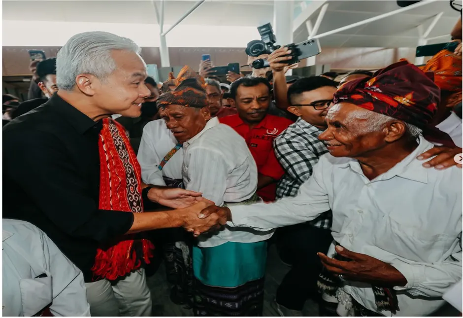 Ganjar Pranowo Kunjungi Kupang NTT