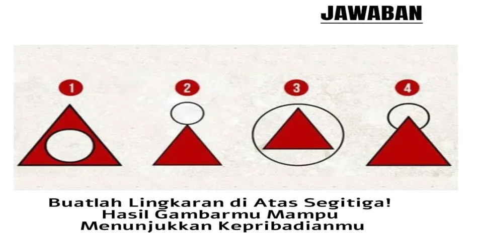 Tes Kepribadian: Cara Menggambar Lingkaran di atas Segitiga Ternyata Bisa Ungkap Karaktermu Lho!