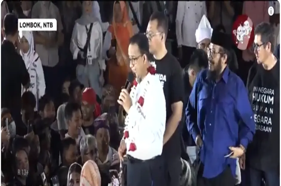 Anies Baswedan kala berkunjung ke Lombok NTB, singgung soal kebebasan berbicara 
