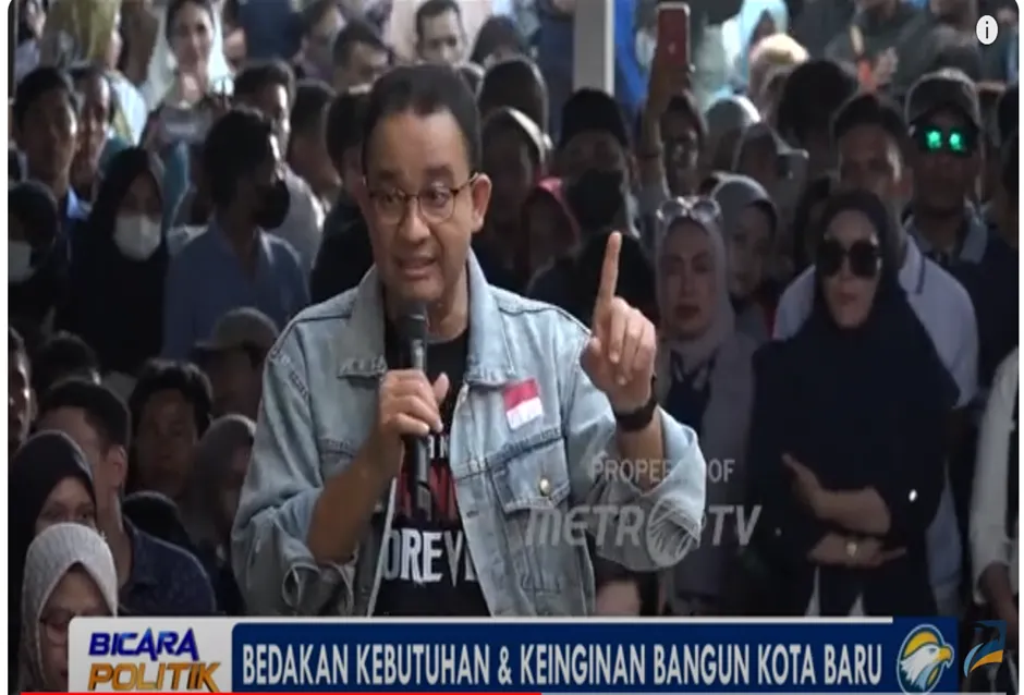 Jawab Pertanyaan Warga NTB, Anies Baswedan Sebut Pembangunan IKN Berdasarkan Keinginan Bukan kebutuhan