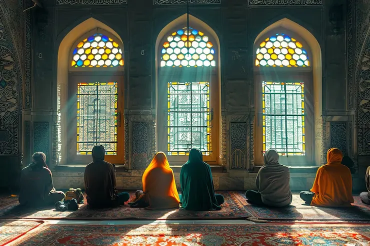 Ilustrasi Itikaf di Masjid