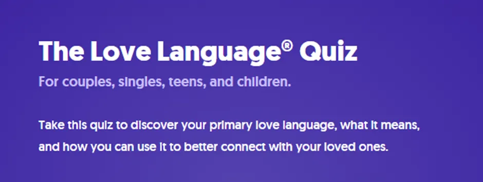 Test online love language