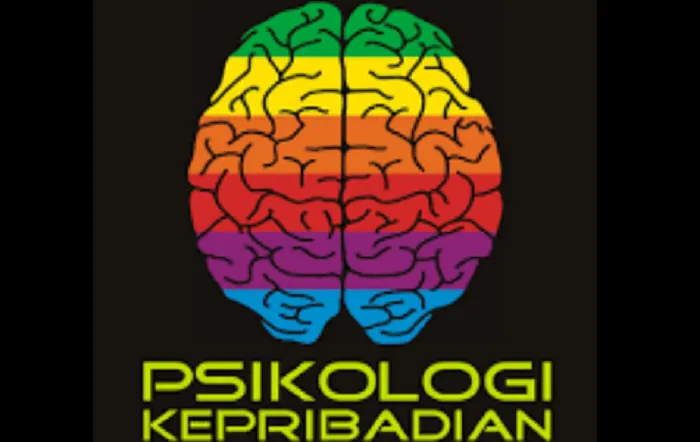 Gambar otak dengan warna warni yang mencolok.