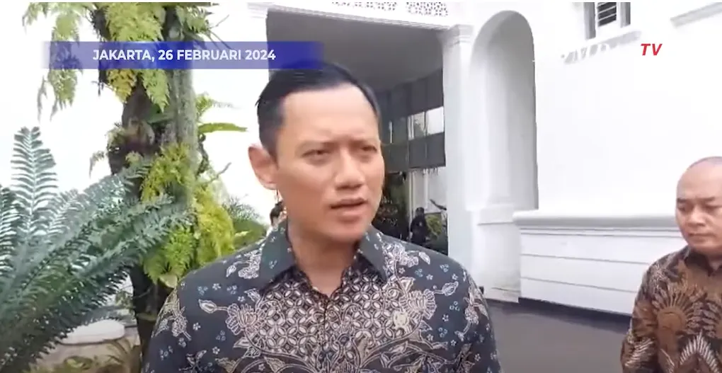 Menteri ATR/BPN&nbsp;Agus Harimurti Yudhoyono (AHY)
