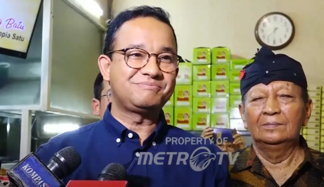 Capres nomor urut 1 Anies Baswedan memberikan respon terkait sanksi yang diberikan DKPP kepada beberapa anggota KPU.