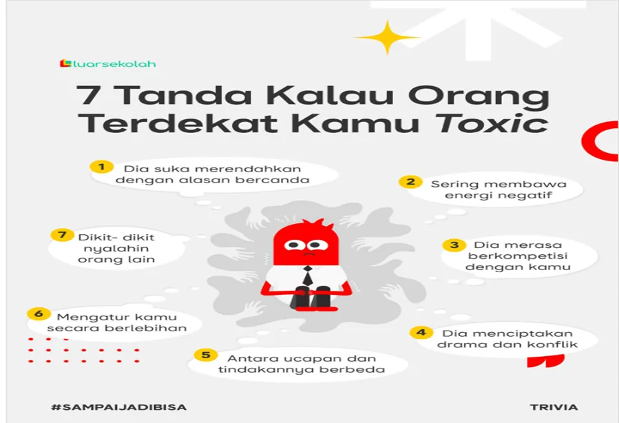 7 Tanda Seseorang Terdekat Kamu Merupakan Toxic Person, Apakah Ada di Diri Sahabatmu? Yuk Cek Selengkapnya! (Instagram @luarsekolah)