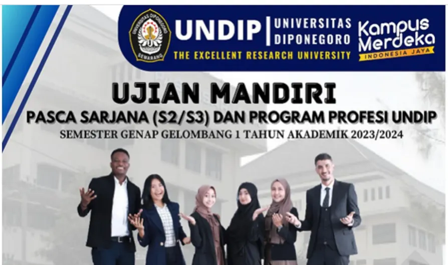 UNDIP Membuka Pendaftaran Mahasiswa Baru untuk Jenjang Pasca Sarjana dan Program Profesi, Tertarik Masuk?