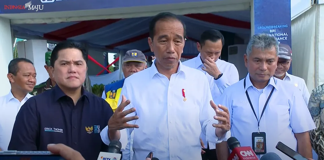 Presiden Joko Widodo (Jokowi) saat berbicara soal IKN.