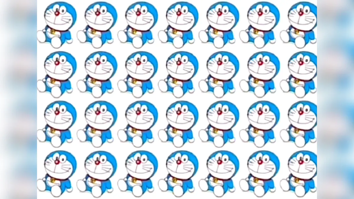 Tes Penglihatan Temukan Doraemon Paling Berbeda Pada Gambar Dalam 10 Detik