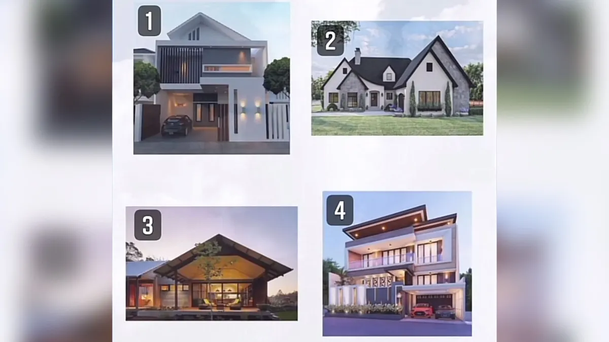 Tes Kepribadian: Pilih Rumah Mana yang Ingin Kamu Tempati! Ketahui Karakter Diri yang Sebenarnya