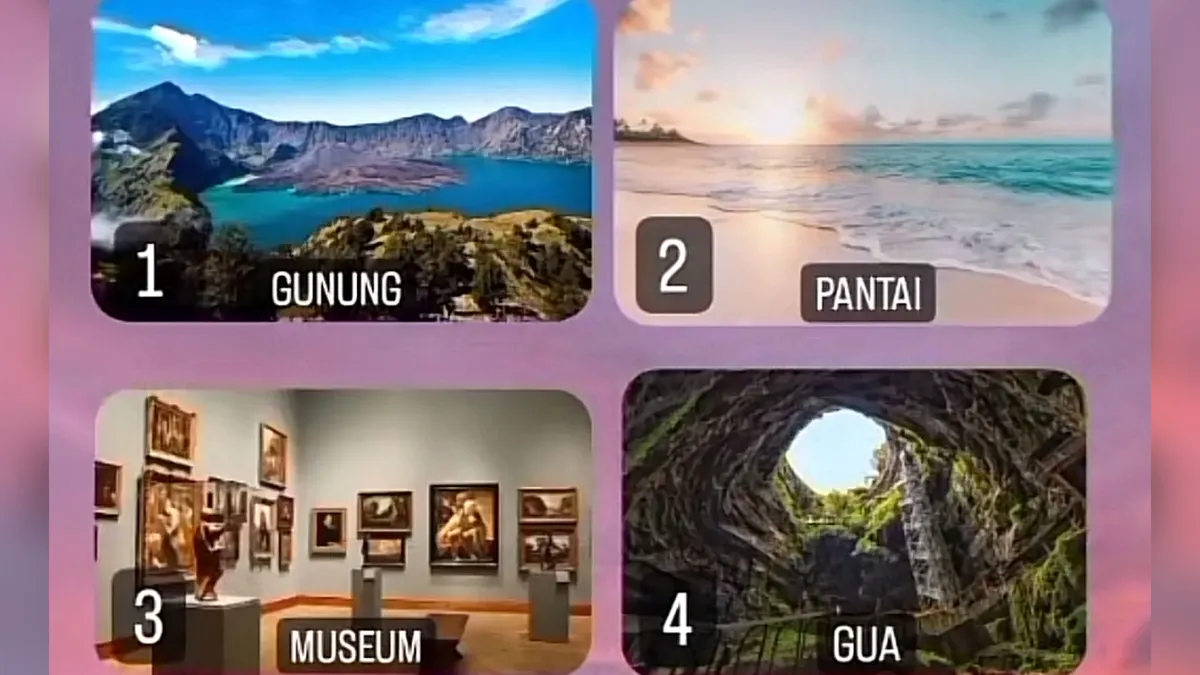 Tes Kepribadian: Destinasi yang Kamu Pilih untuk Liburan Ungkap Karaktermu, Benarkah Suka Pantai Tipe Romantis?