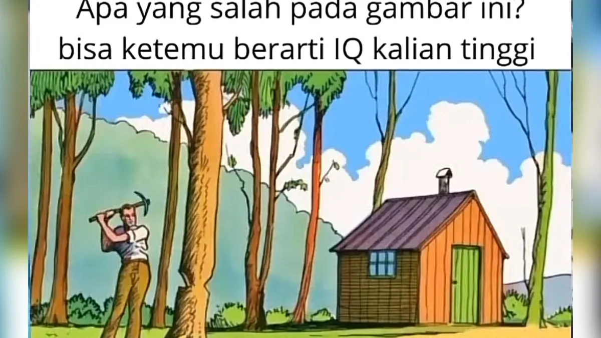 Tes IQ: Temukan Apa yang Salah pada Gambar Ini, Buktikan Jika Kemampuan Analisamu yang Terbaik