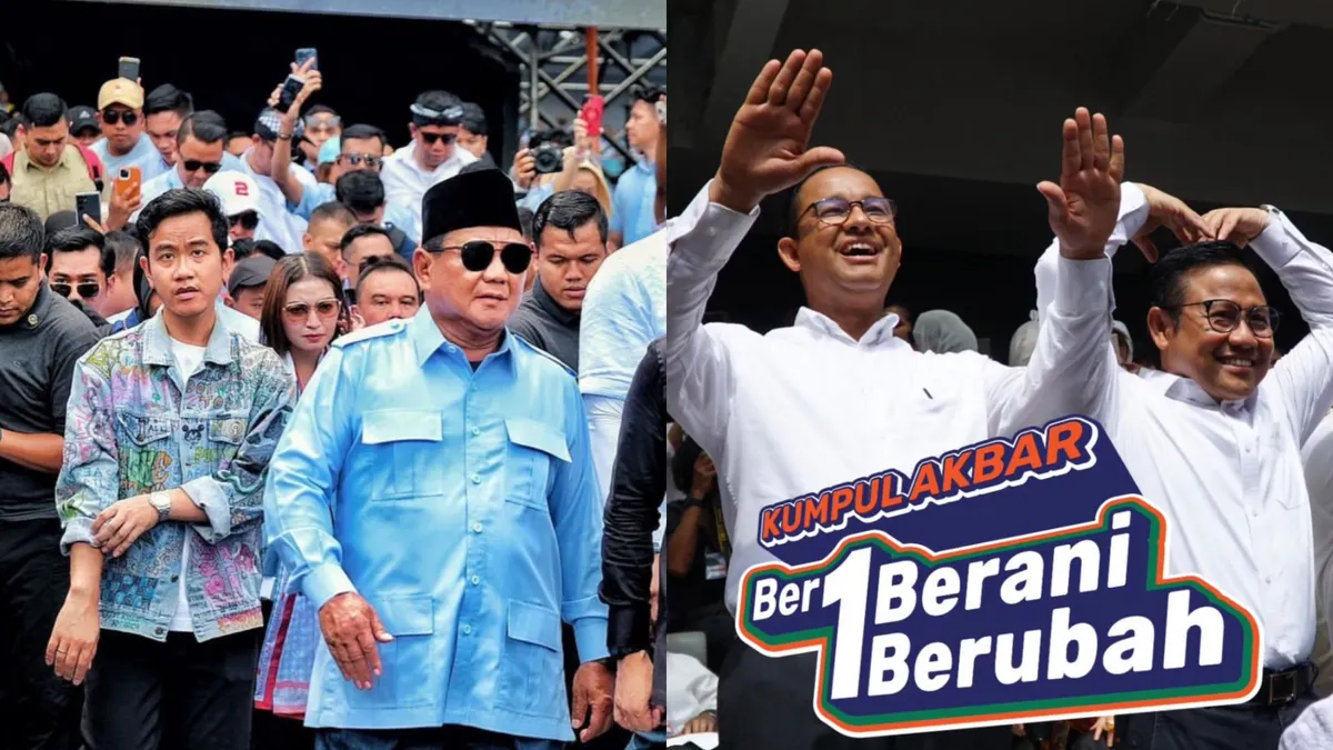 Viral curhatan warganet pindah dari kampanye AMIN ke Prabowo-Gibran