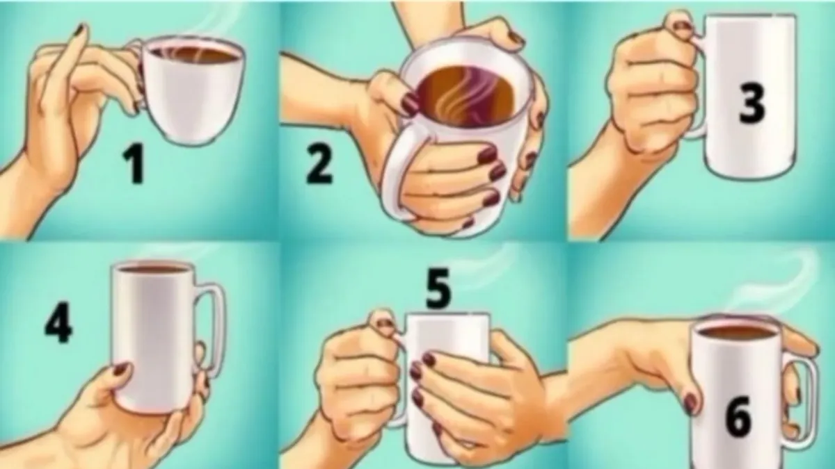 Illustrasi. Kepribadian Diri Berdasarkan Kebiasaan Cara Pegang Gelas