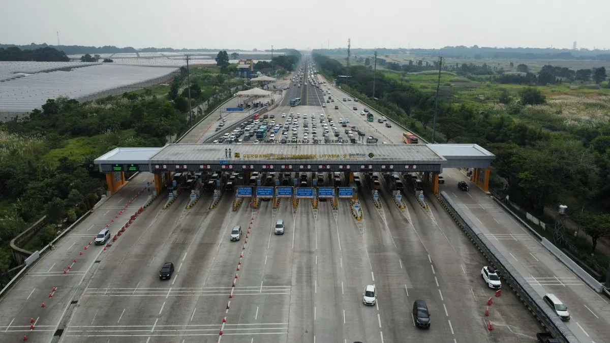 Terdapat diskon jalan tol saat mudik 2024.