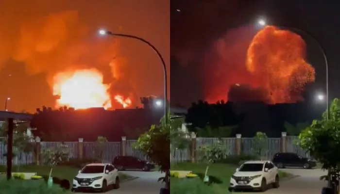 Kebakaran Gudang Amunisi di Gunung Putri