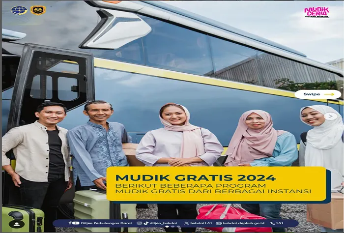 7 Link Pendaftaran Mudik Gratis 2024, Tertarik? Coba Lihat di Sini Ada&nbsp;Jasa Raharja hingga&nbsp;Pemprov DKI Jakarta