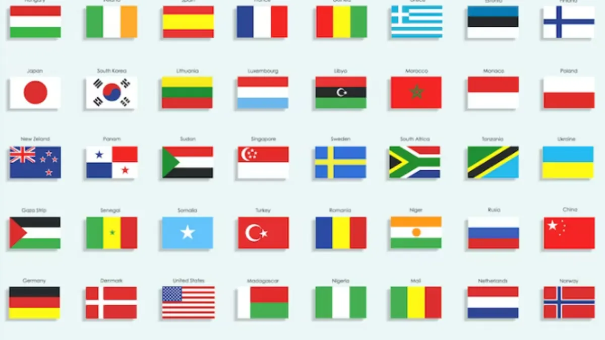 Ilustrasi negara yang pernah ganti nama.
