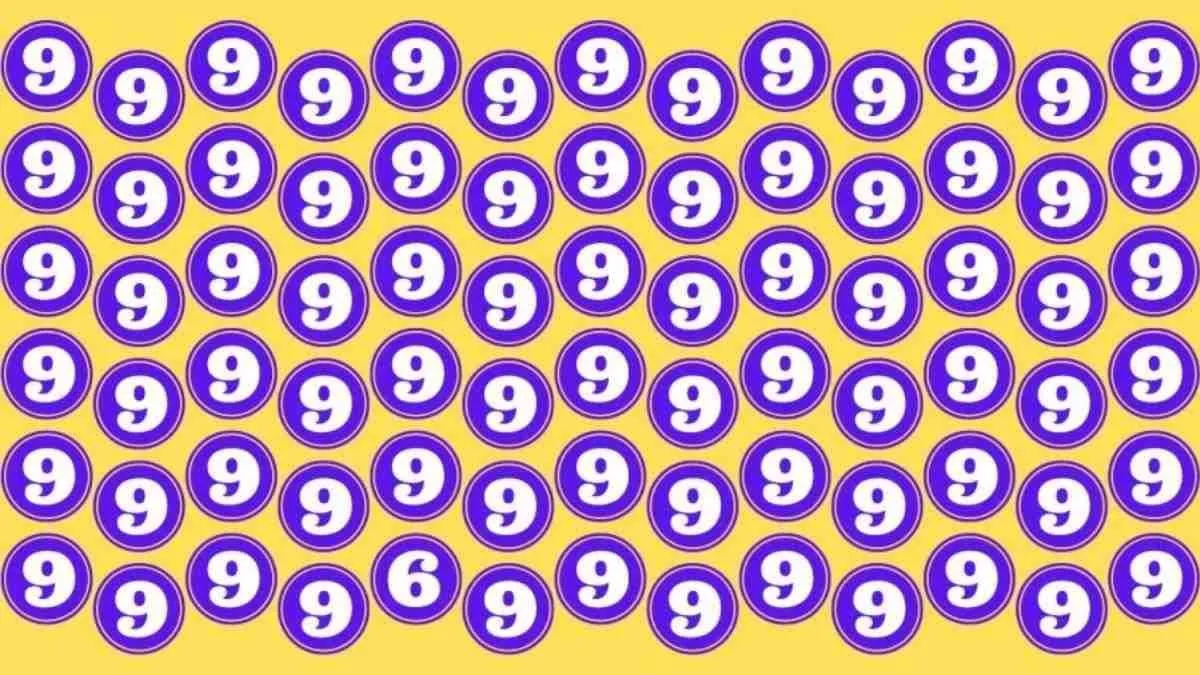 Tes IQ: Bisakah Kamu Menemukan Angka 6 di Antara Angka 9 dalam Waktu 6 Detik? Hanya Orang Jenius yang Bisa!