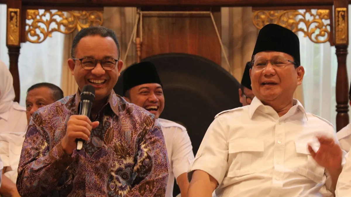 Anies Baswedan dan Prabowo Subianto (Wikimedia)