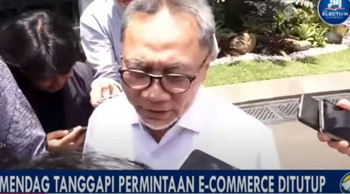 Menteri Perdagangan Zulkifli Hasan Menanggapi Permintaan Pedagang Tanah Abang yang Ingin E-Commerce Ditutup