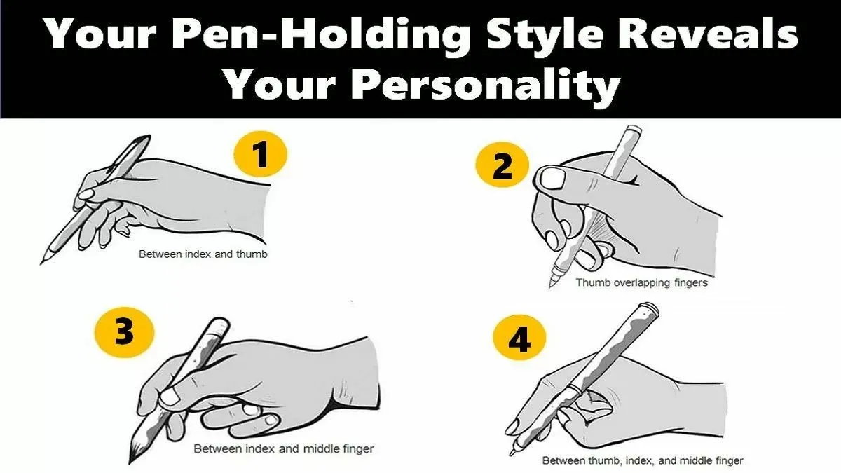 Tes kepribadian dari cara memengang pulpen ketika menulis 