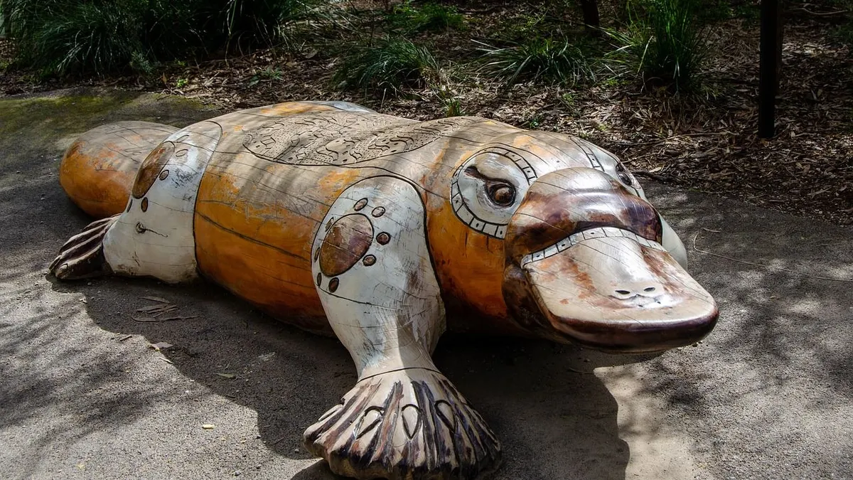 Illustrasi. Keunikan Platypus