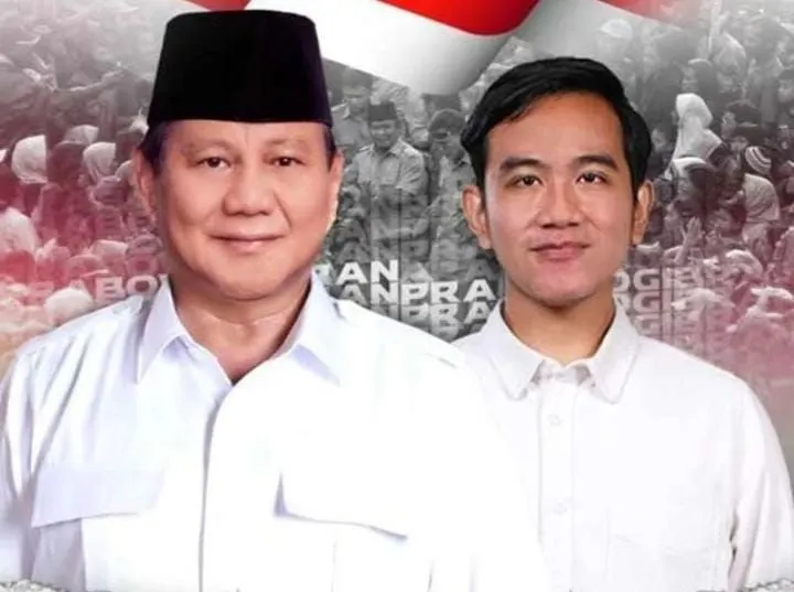 Pasangan capres-cawapres Prabowo Subianto dan Gibran Rakabuming