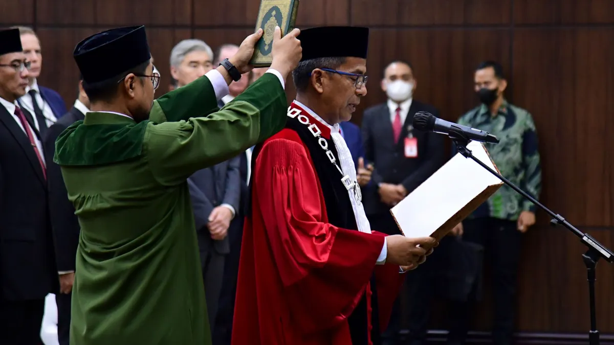 Wakil Ketua Mahkamah Konstitusi (MK) Saldi Isra (BPMI Setpres/Lukas)