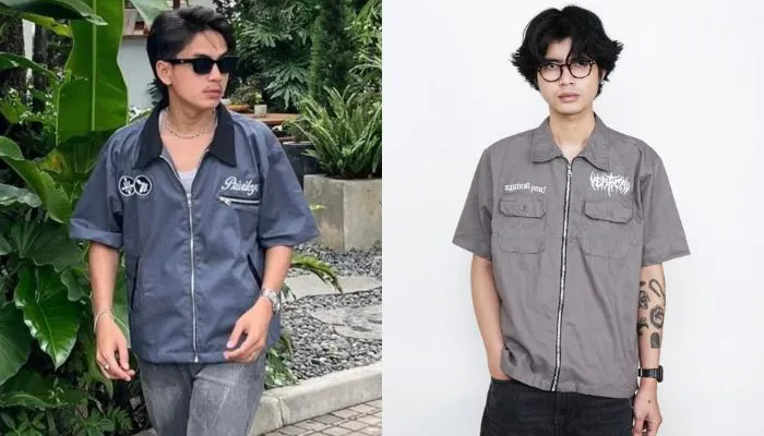 6 Rekomendasi Work Shirt Zipper Lokal yang Bikin Penampilan Makin Kalcer