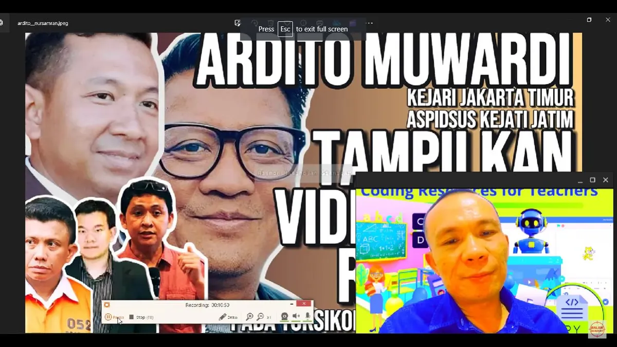 Rismon Sianipar Sebut Ardito Muwardi Pakai Video CCTV Rekayasa Kasus Jessica Wongso untuk Tanya Ini ke Toksikolog